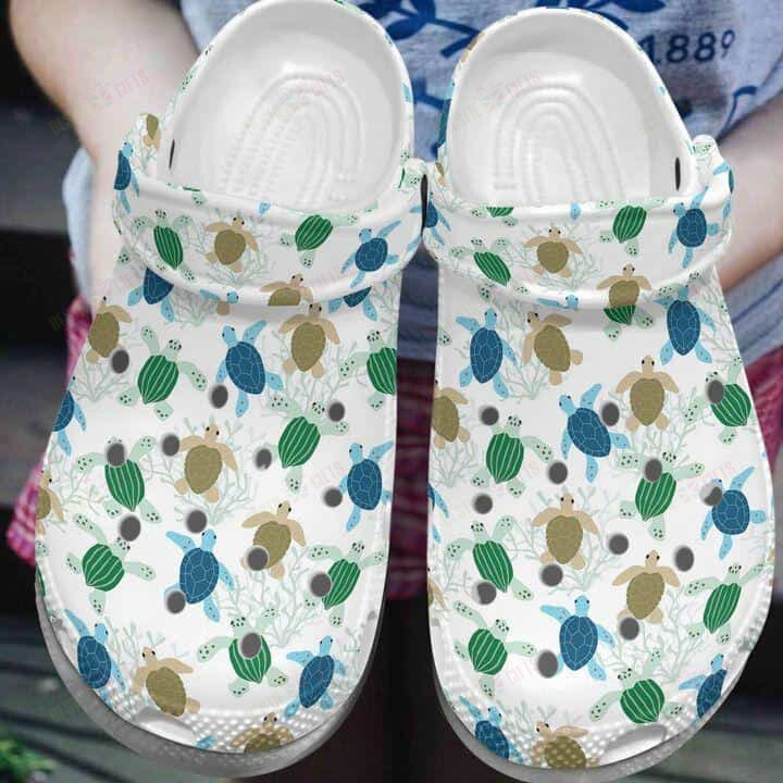 Sea Turtle Crocs Classic Clogs Shoes