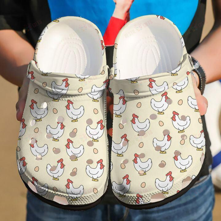 Chicken Crocs Classic Clogs Shoes