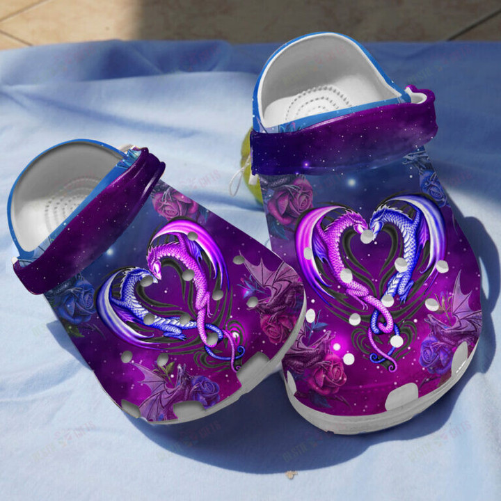 Love Dragon Crocs Classic Clogs Shoes