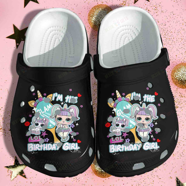 Cutie Unicorn Birthday Girls Crocs Classic Clogs Shoes
