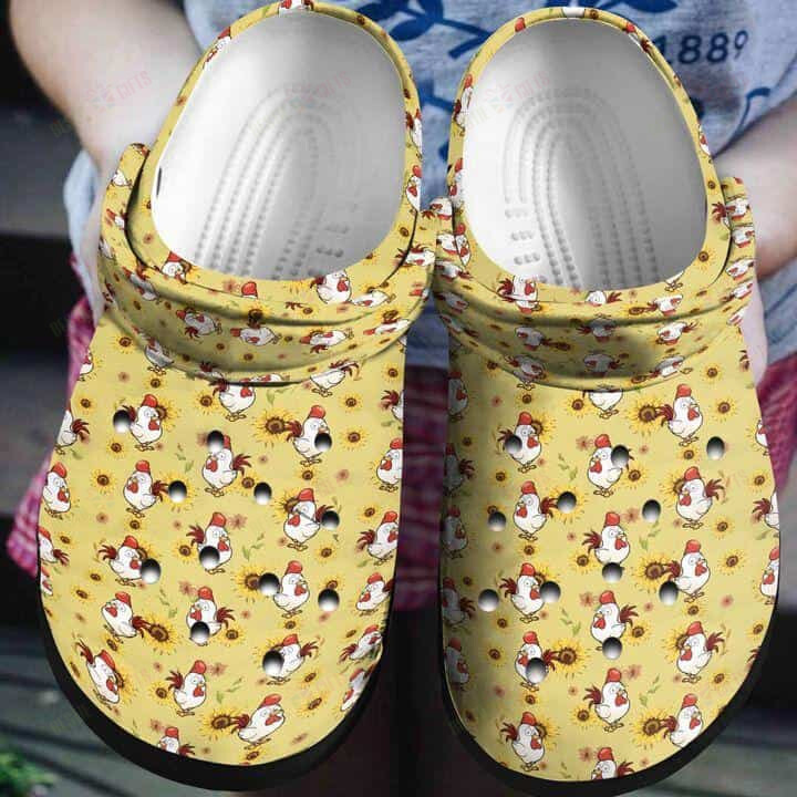 Chicken Crocs Classic Clogs Shoes