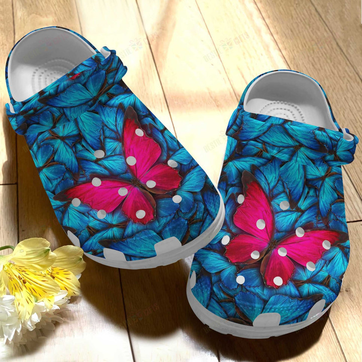 Butterfly Collection Crocs Classic Clogs Shoes