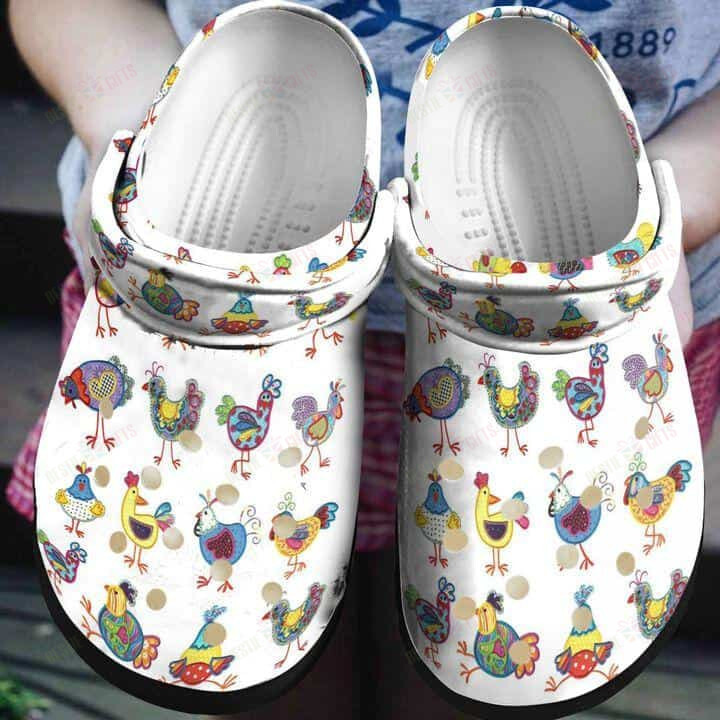 Chicken Crocs Classic Clogs Shoes