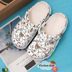 Personalized Nurse Bear Crocs Classic Clogs Shoes