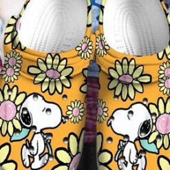 Snoopy Flower Crocs Crocband Clog Clog Comfortable For Mens And Womens Classic Clog Water Shoes Comfortable