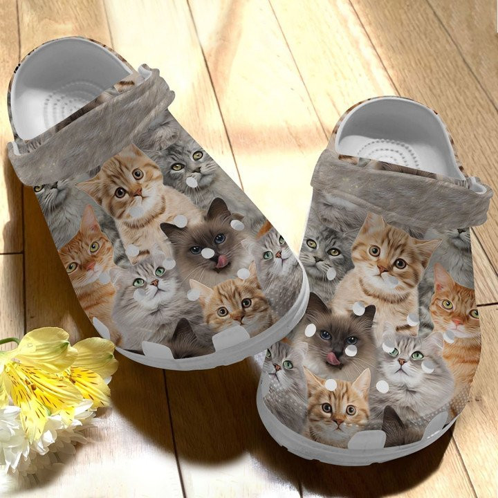 Love Me Love My Cat Shoes Crocbland Clog Gift For Men Women Love