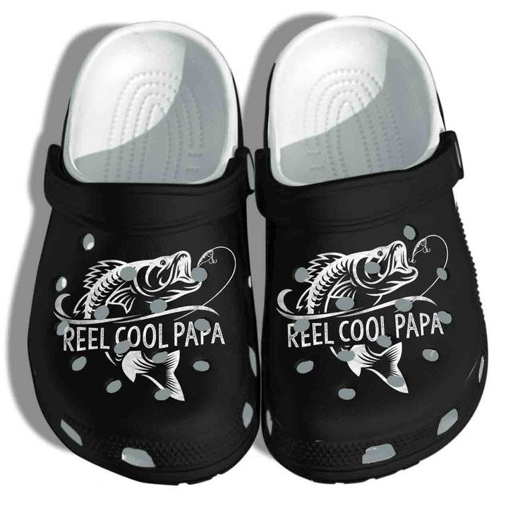 Men Reel Cool Papa Fishing Custom Crocs Classic Clogs Shoes