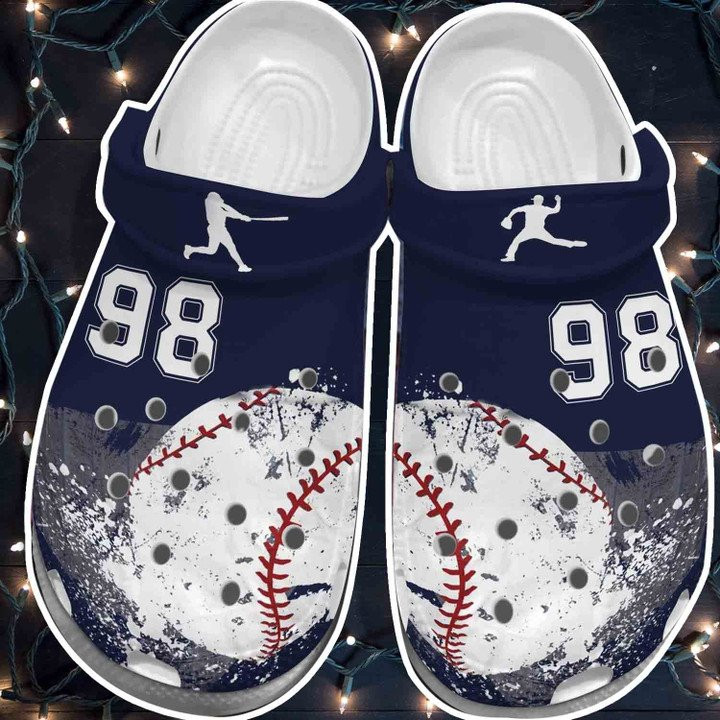 Big Baseball Vector Crocs Classic Clogs Shoes Actions In Baseball Crocs Classic Clogs Shoes For Men Women