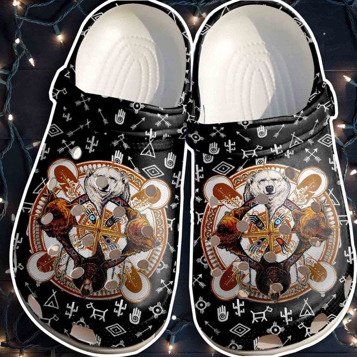 Hippie Bear Crocs Shoes Crocbland Clogs