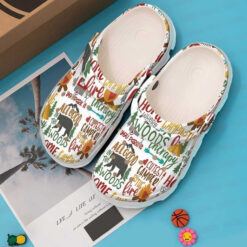 Camping Sticker Croc Shoes Camping Life Crocbland Clog Gift