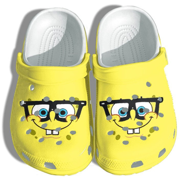 Sponge Glasses Shoes Clogs Crocs