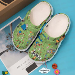 Camping Personalized Clog Custom Crocs Comfortablefashion Style Comfortable For Women Men Kid Print 3D Camping Map