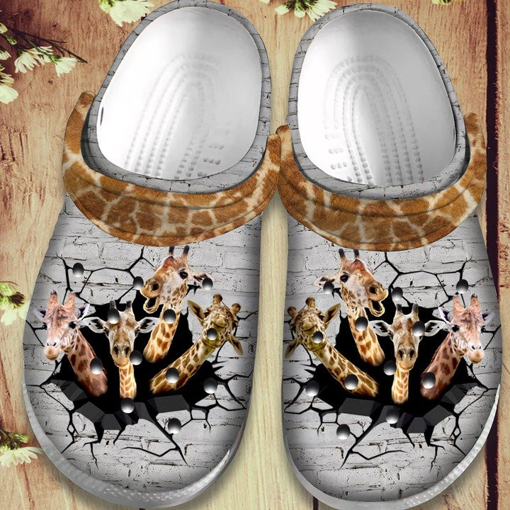 Giraffe Family Shoes Crocs Clogs