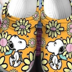 Snoopy Crocs 3D Shoes Snoopy Flower Crocs Crocband Clog Clogs For Snoopy Lover Snoopy Classic Clogs