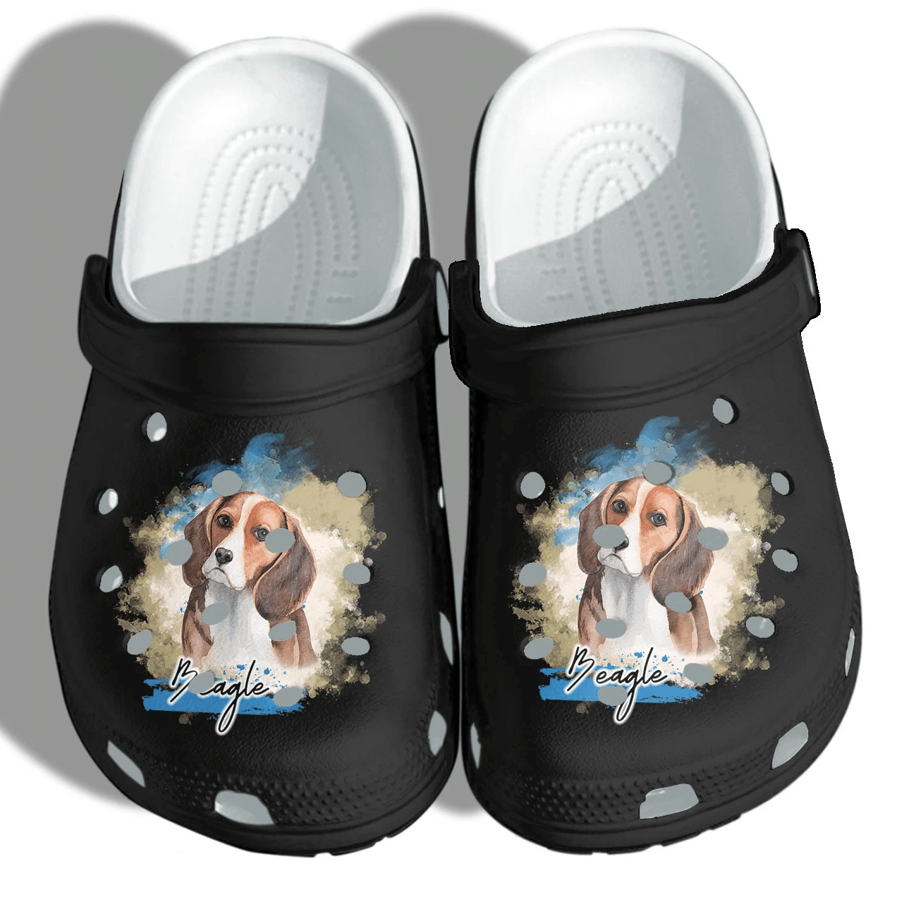 Beagle Dog Cute Shoes Crocs Beagle Dog Hunting Croc Shoes