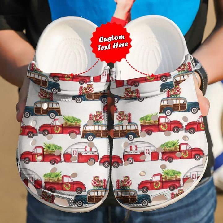 Christmas Crocs Camping Clog Shoes Thanksgiving Christmas