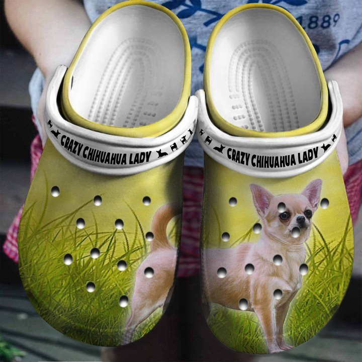 Crazy Chihuahua Lazy Shoes Crocs Clogs