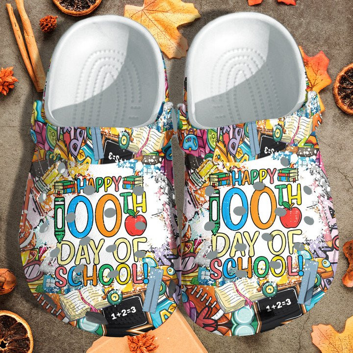 School Happy th Days of School Shoes Crocs Crocbland Clog Gift School