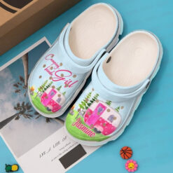 Camping Personalized Girl Crocs Clog Shoes