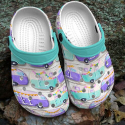 Lovely Campers Crocs Shoes Car 3D Clogs