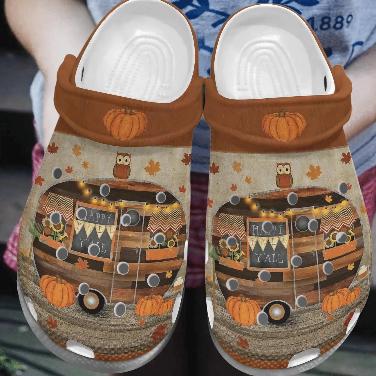 Camping Personalized Clog Custom Crocs Comfortablefashion Style Comfortable For Women Men Kid Print 3D Halloween