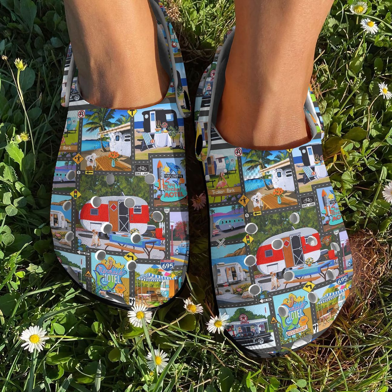Camping Personalize Clog Custom Crocs Fashionstyle Comfortable For Women Men Kid Print 3D Happy Camper Ever