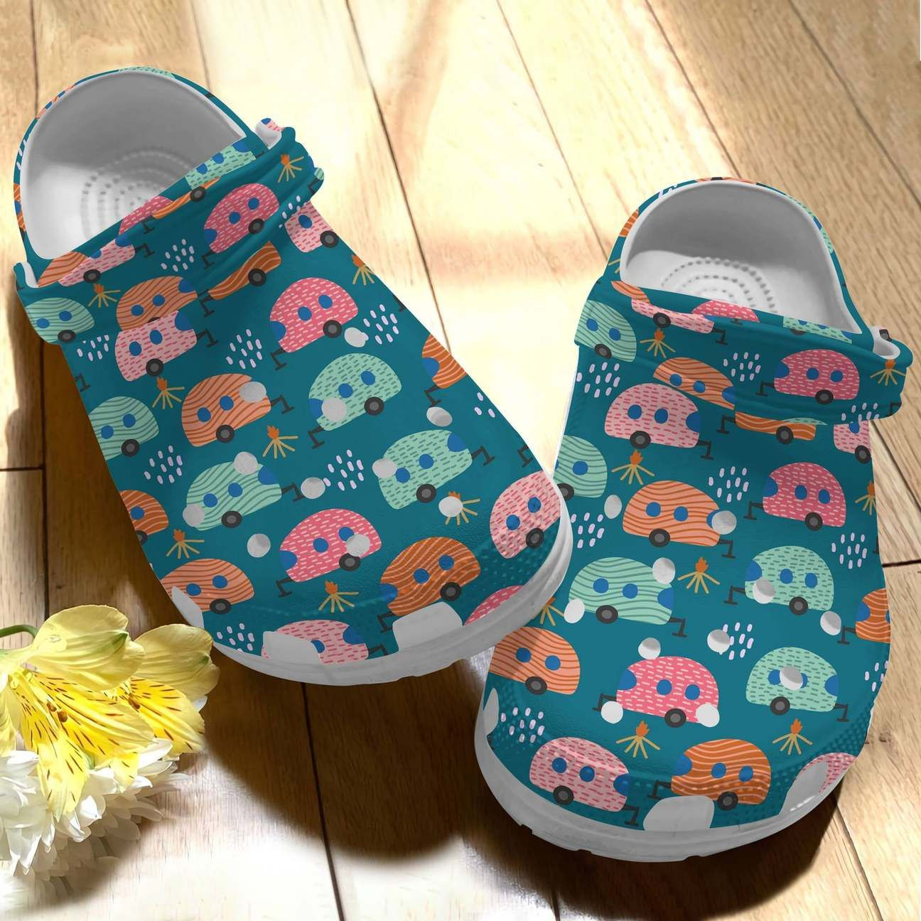 Camping Personalize Clog Custom Crocs Fashionstyle Comfortable For Women Men Kid Print 3D Cute Campers