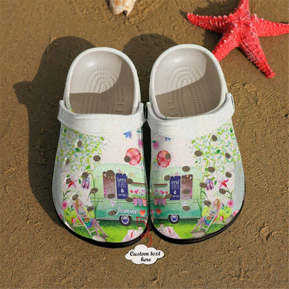 Camping Personalized Clog Custom Crocs Comfortablefashion Style Comfortable For Women Men Kid Print 3D Camping Day