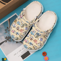 Camping Personalized Clog Custom Crocs Comfortablefashion Style Comfortable For Women Men Kid Print 3D Camping Caravans