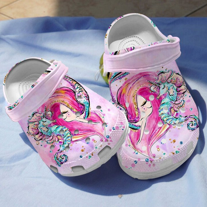 Mermaid and Unicorn Clogs Crocs Shoes