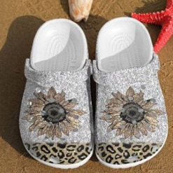 Cheetah Flower Crocs Crocband Clog Clog Comfortable For Mens And Womens Classic Clog Water Shoes Comfortable