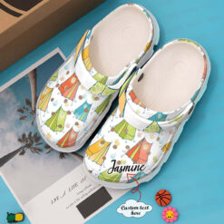 Camping Personalized Clog Custom Crocs Comfortablefashion Style Comfortable For Women Men Kid Print 3D Camping Tent Pattern