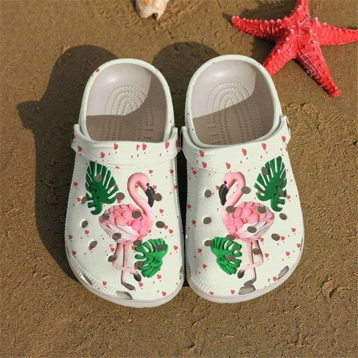 Flamingo Tropical Crocs Clog Shoes