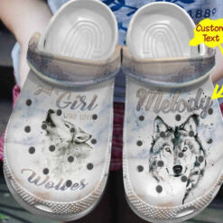 Girl Who Love Wolves Shoes Crocs Crocbland Clog