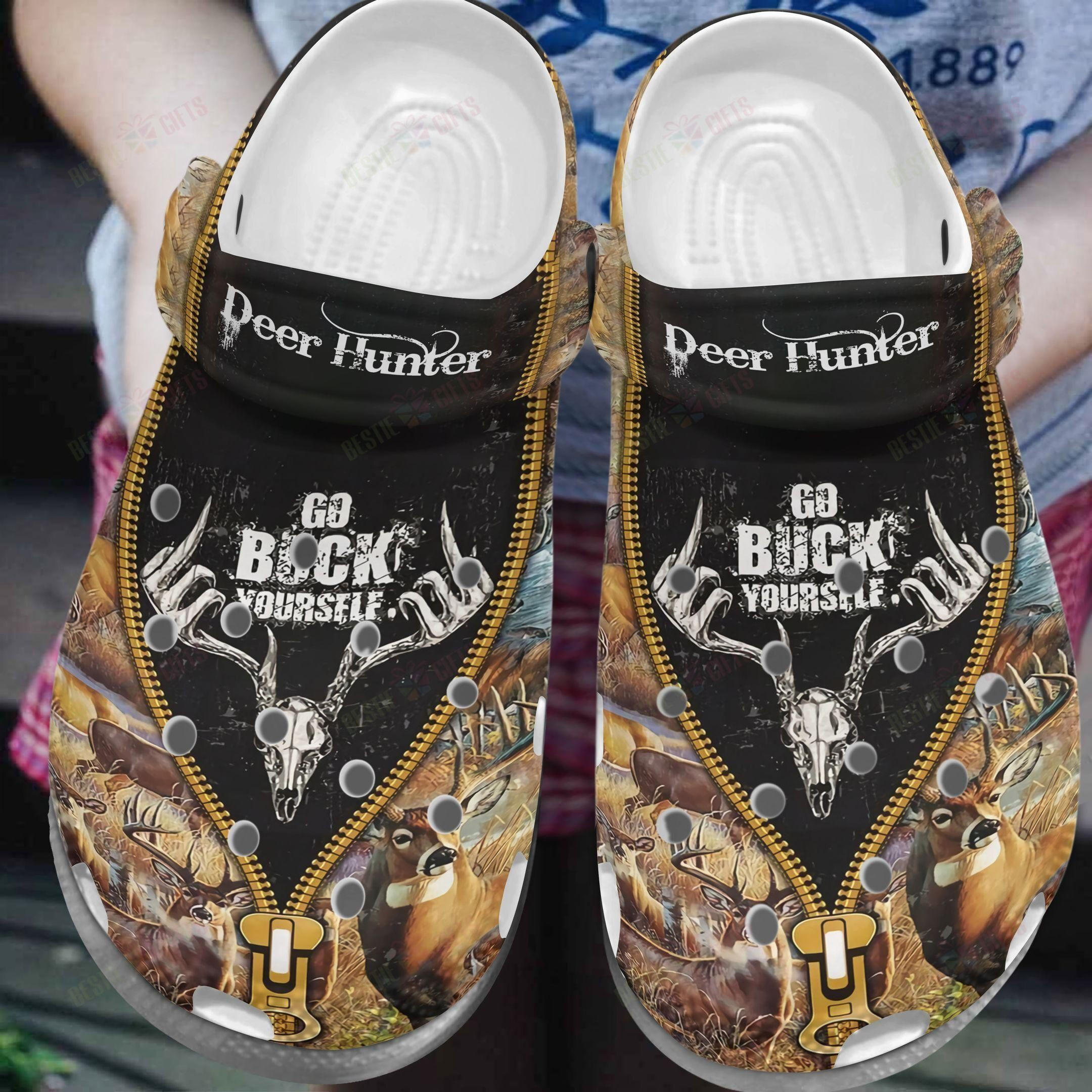 Hunting Crocs Classic Clog Go Buck Yourself Shoes