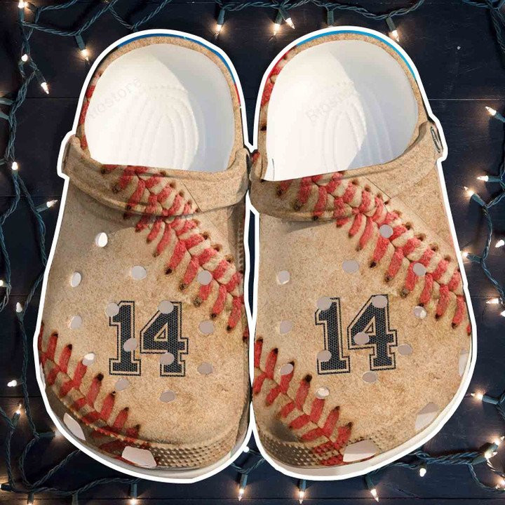 3D Baseball Ball Crocs Classic Clogs Shoes For Batter Funny Baseball Custom Crocs Classic Clogs Shoes For Men Women