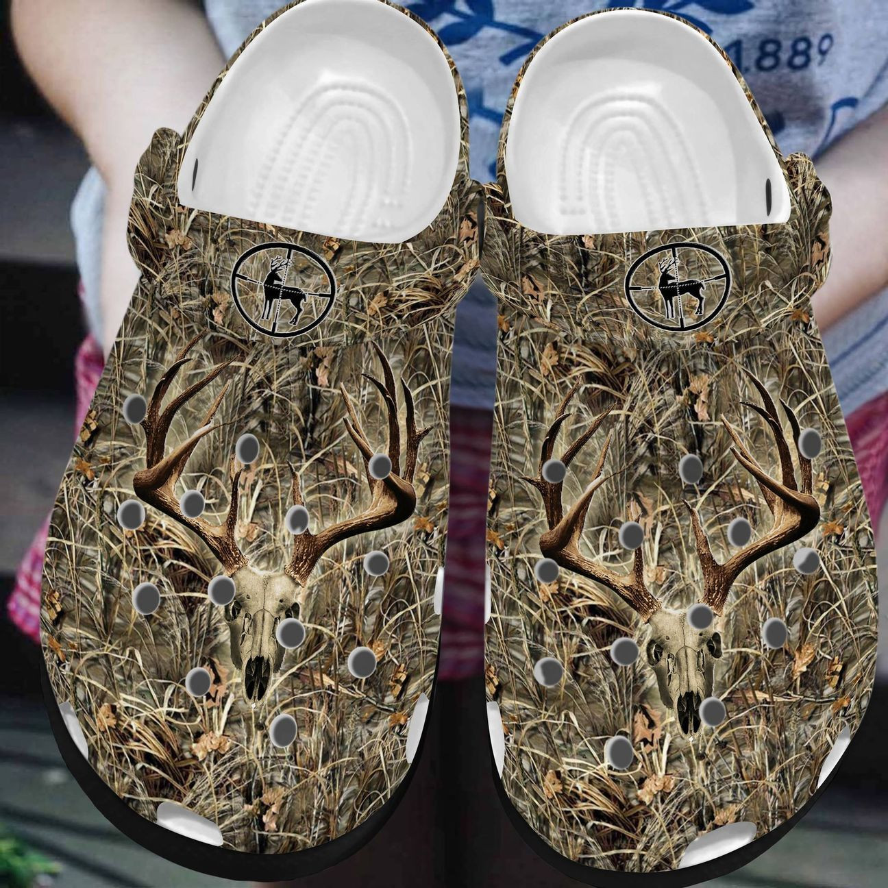 Hunting Personalized Clog Custom Crocs Comfortablefashion Style Comfortable For Women Men Kid Print 3D Hunting Season