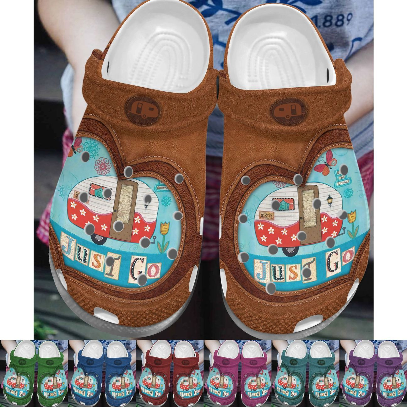 Camping Personalize Clog Custom Crocs Fashionstyle Comfortable For Women Men Kid Print 3D Just Go