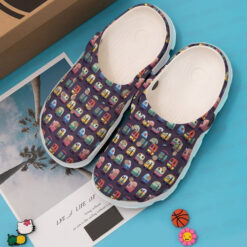 Camping Pattern Crocs Clog Shoes