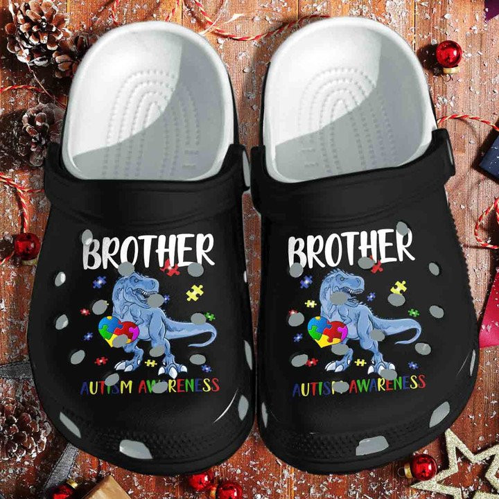 Dragon Autism Awareness Shoes Crocs Puzzle Clog