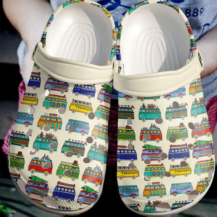 Camping Campervan Crocs Clog Shoes