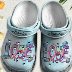 Love Nurse Life Crocs Shoes Crocbland Clogs