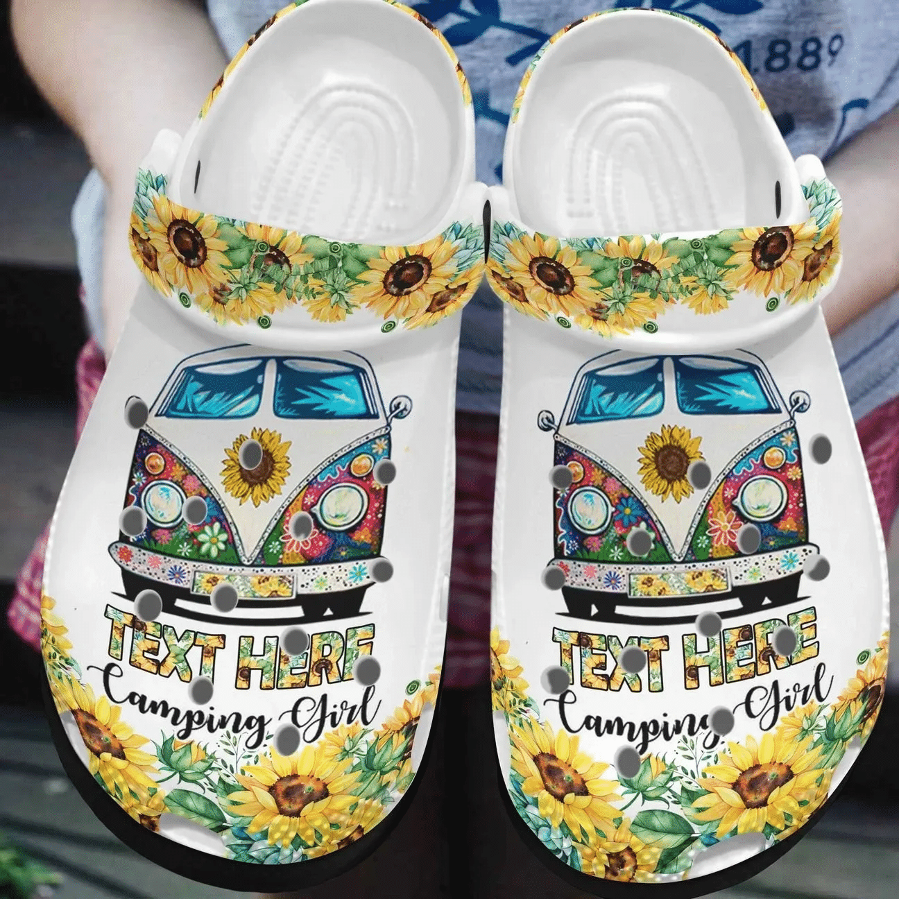 Camping Personalized Clog Custom Crocs Comfortablefashion Style Comfortable For Women Men Kid Print 3D Camping Girl