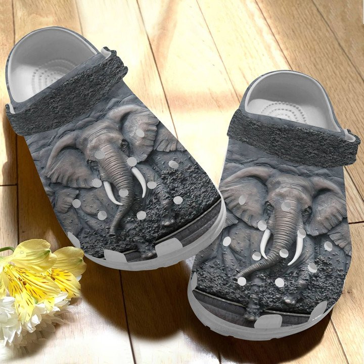 Elephant 3D Shoes Clog Crocs Crocbland