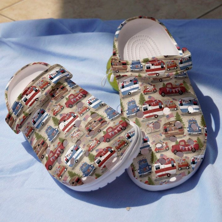 American Camping Custom Crocs Classic Clogs Shoes