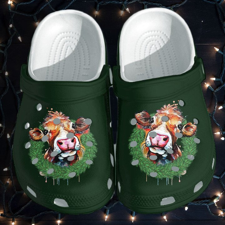 Cow Face Farm Life Custom Crocs Classic Clogs Shoes For Stepdaughter