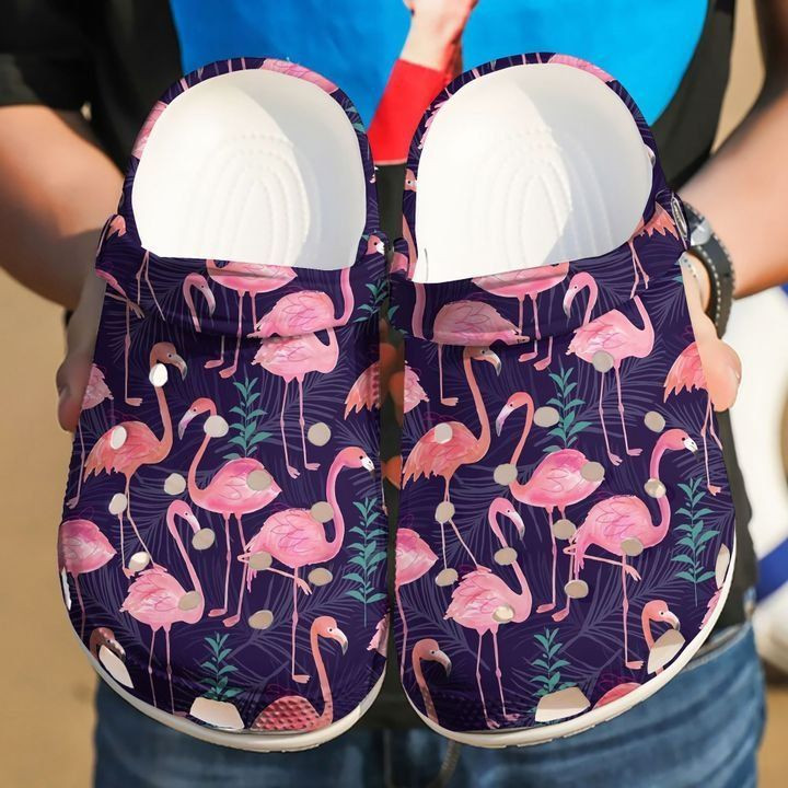 Flamingo Fancy Crocs Clog Shoes