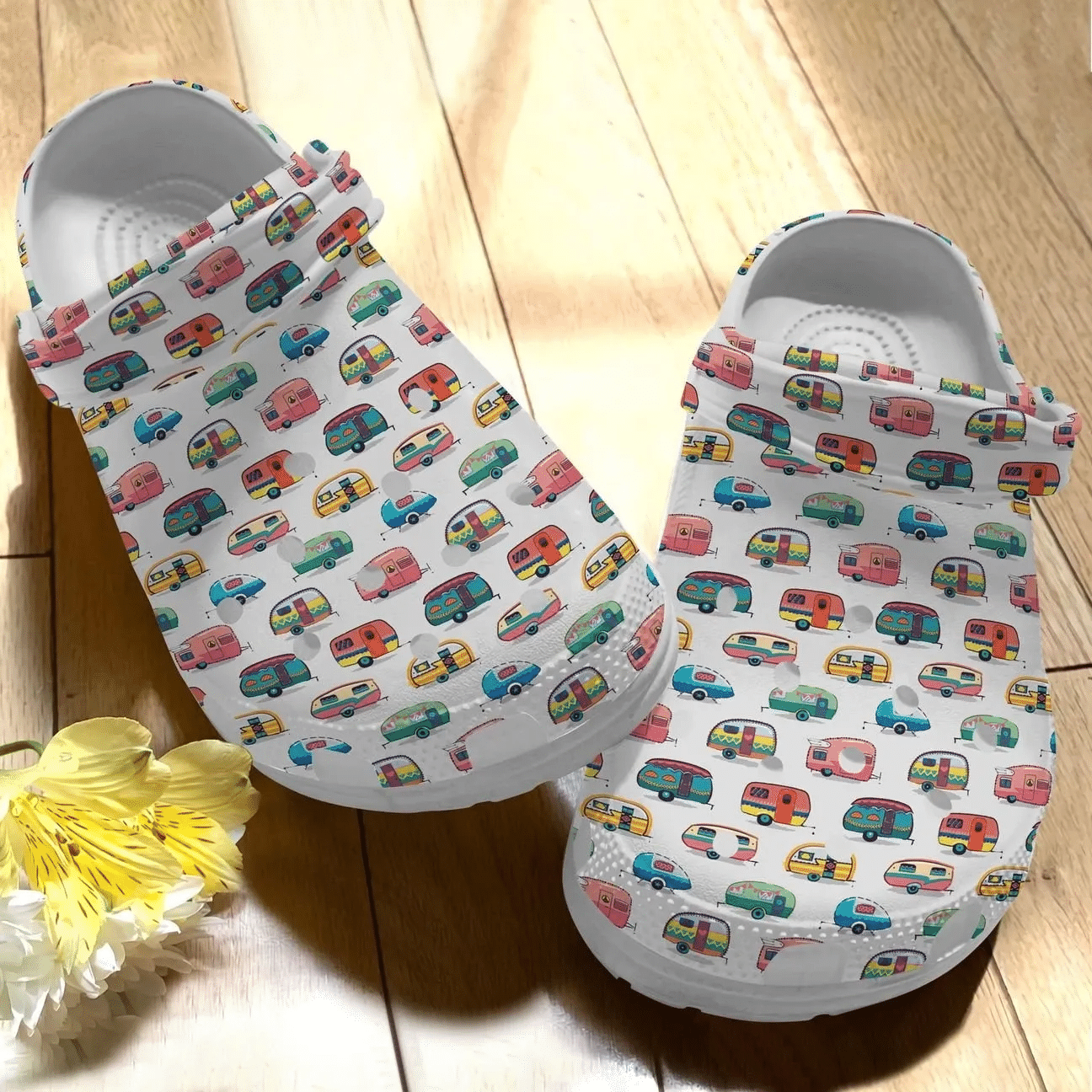 Camping Personalize Clog Custom Crocs Fashionstyle Comfortable For Women Men Kid Print 3D Camping Life Pattern