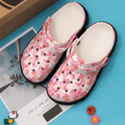 Flamingo Personalized Clog Custom Crocs Comfortablefashion Style Comfortable For Women Men Kid Print 3D Flaming Hearts