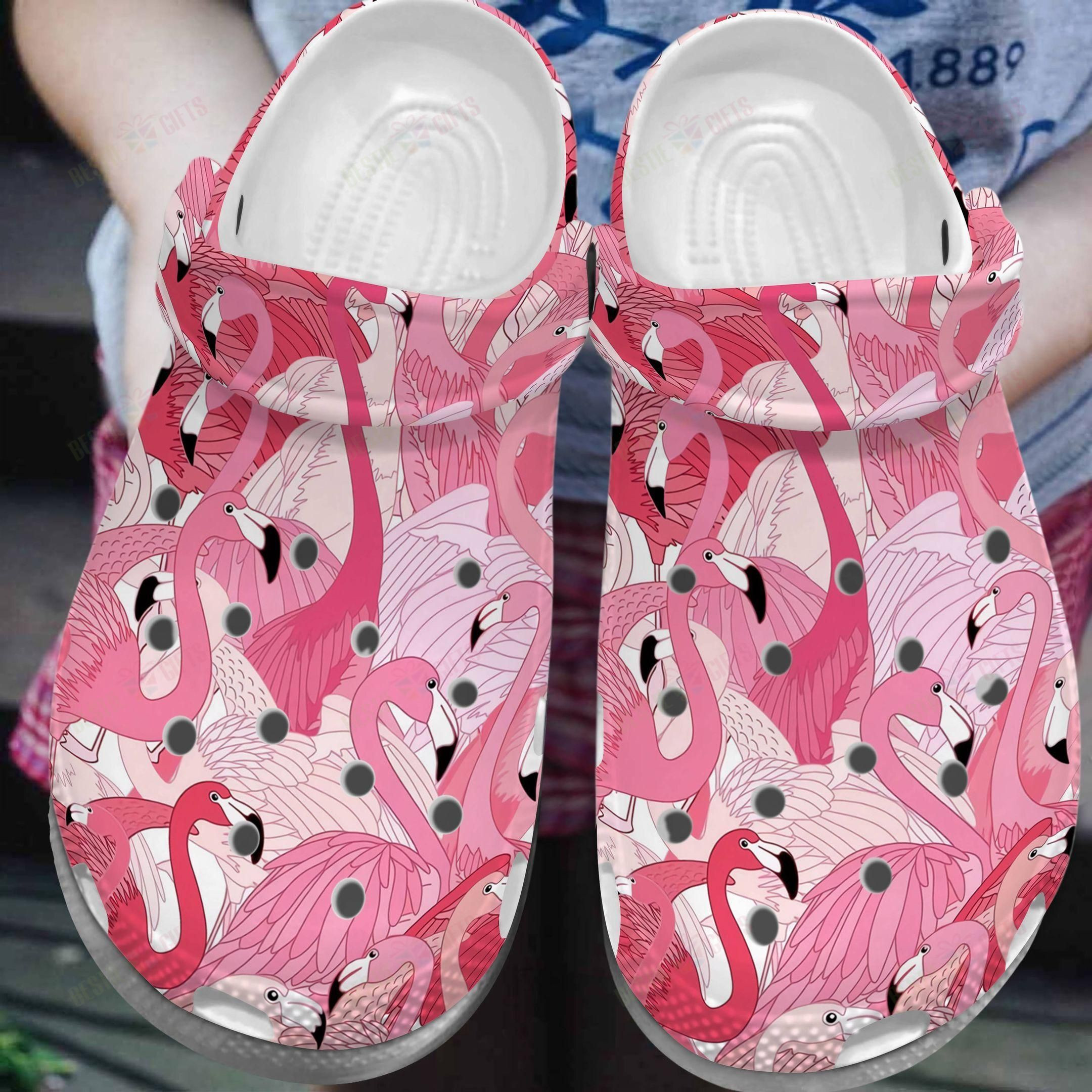 Flamingo Crocs Classic Clog Flamboyance Shoes